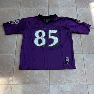💥 NFL Baltimore Ravens Mason #85 jersey Reebok sz L14/16